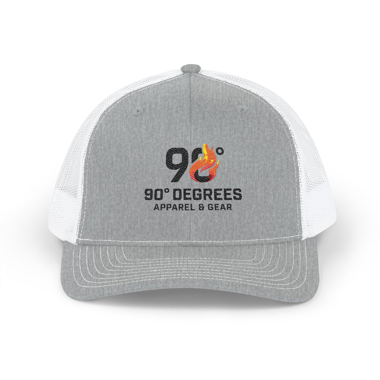 90° Degrees Flame Logo Trucker Cap