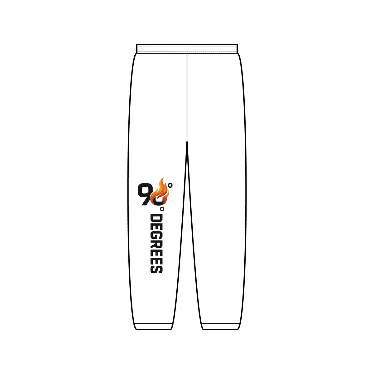90° Degrees Vertical Flame Sweatpants