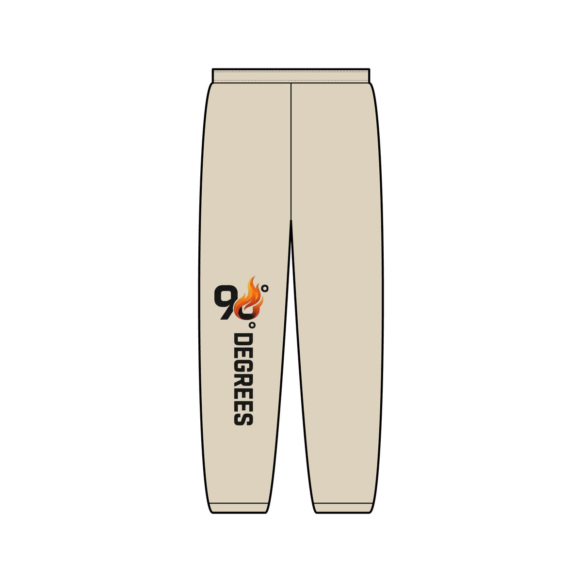 90° Degrees Vertical Flame Sweatpants