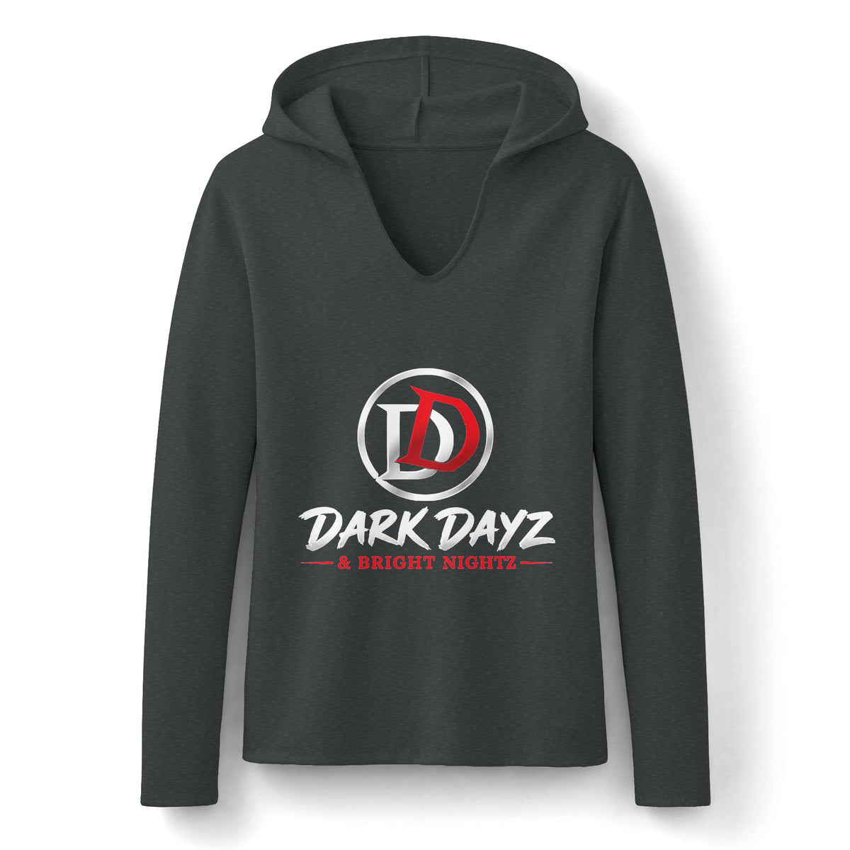 Dark Dayz Logo Women’s Lightweight Hooded Long Sleeve