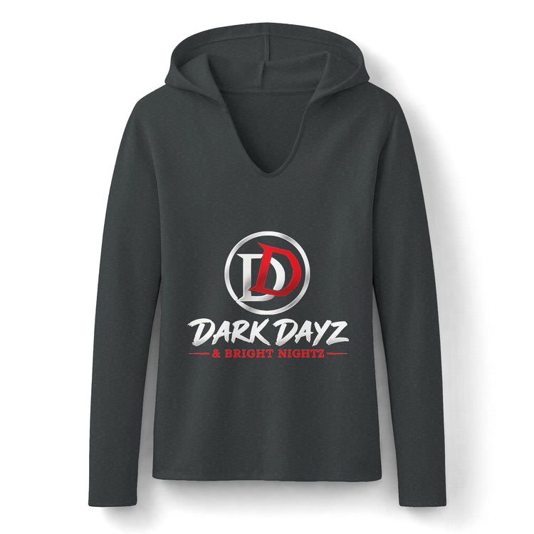 Dark Dayz Logo Women’s Lightweight Hooded Long Sleeve