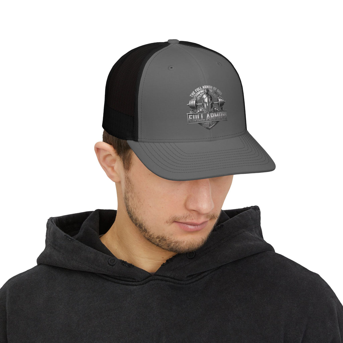 Full Armor Spartan Shield Trucker Cap