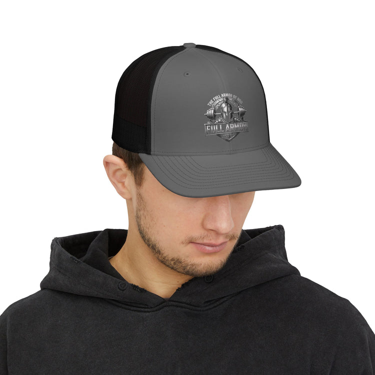 Full Armor Spartan Shield Trucker Cap