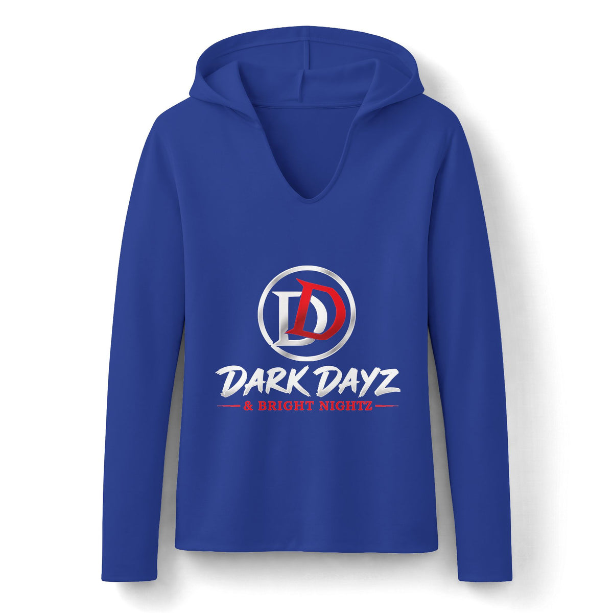 Dark Dayz Logo Women’s Lightweight Hooded Long Sleeve