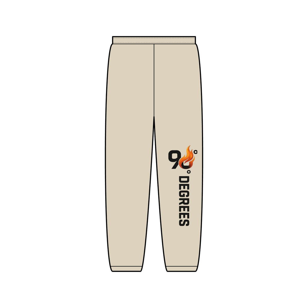 90° Degrees Vertical Flame Sweatpants