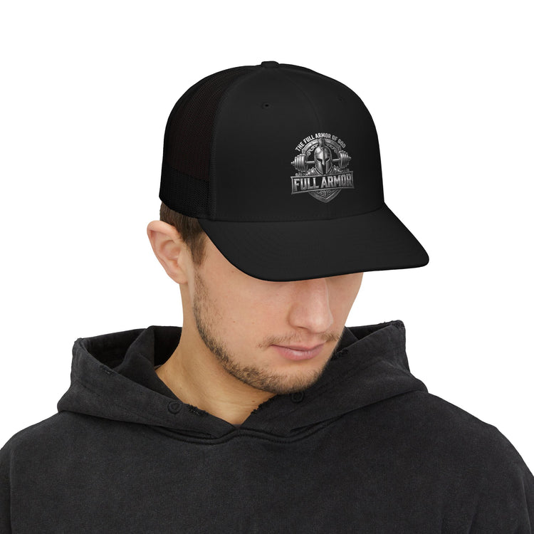 Full Armor Spartan Shield Trucker Cap