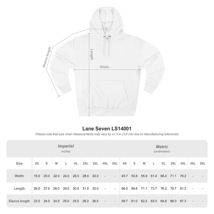 Minimalist Fall Forward Logo Hoodie