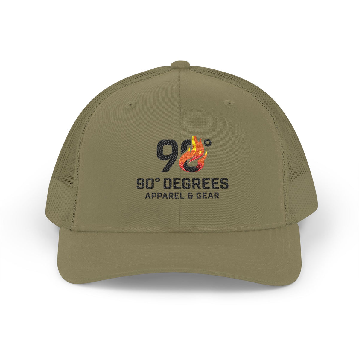 90° Degrees Flame Logo Trucker Cap