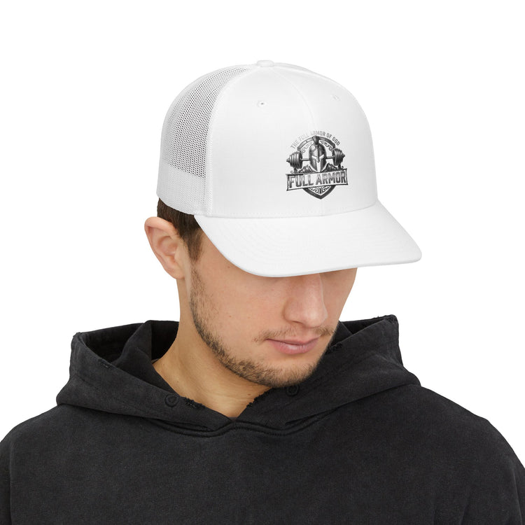 Full Armor Spartan Shield Trucker Cap
