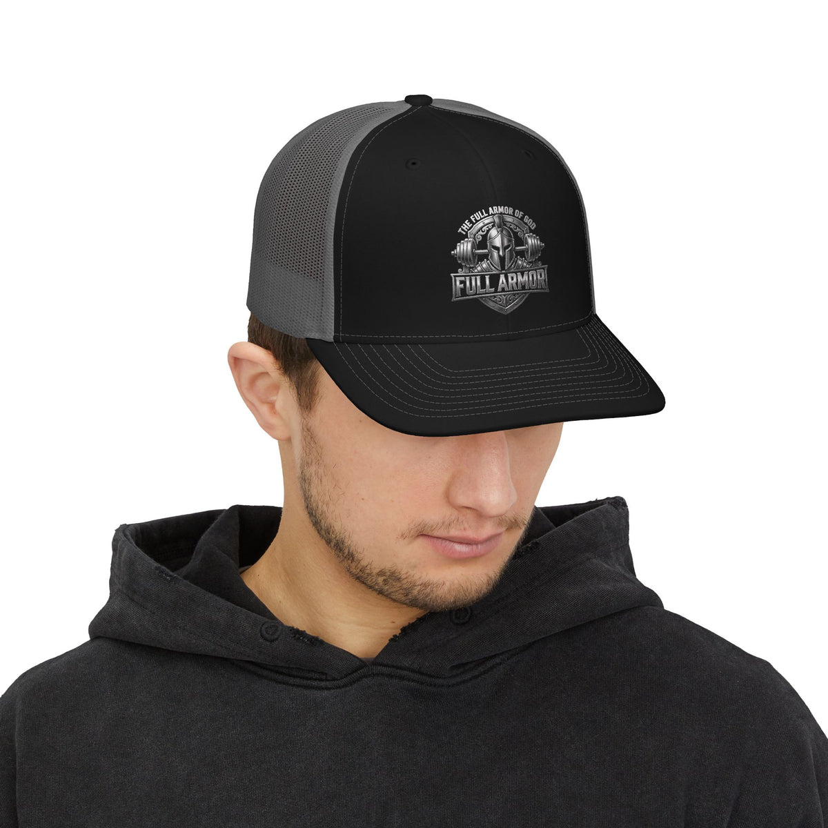 Full Armor Spartan Shield Trucker Cap