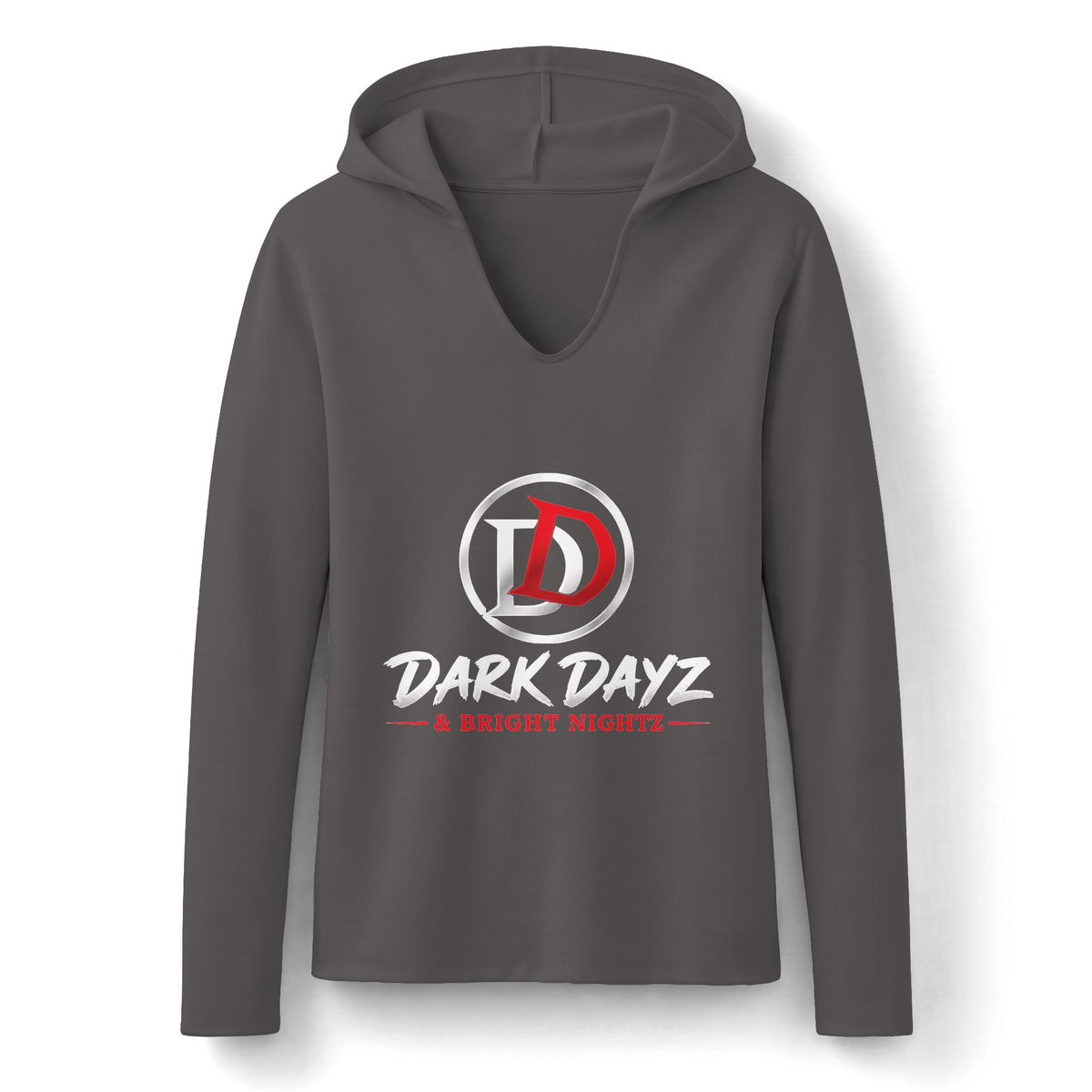 Dark Dayz Logo Women’s Lightweight Hooded Long Sleeve